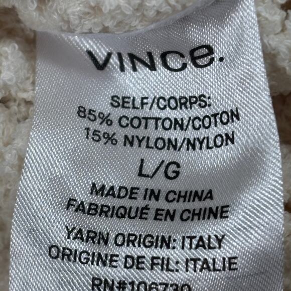 BEIGE LOOSE KNIT CREWNECK SWEATER SIZE LARGE - Picture 5 of 5